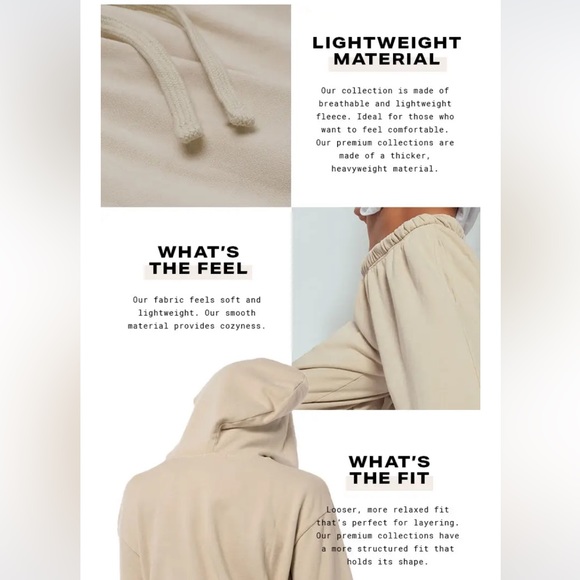 TALENTLESS Unisex Elements Hoodie and Sweatpants Collection Set - Picture 8 of 9